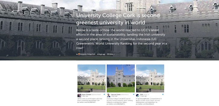 Reaction: UCC named second greenest university 