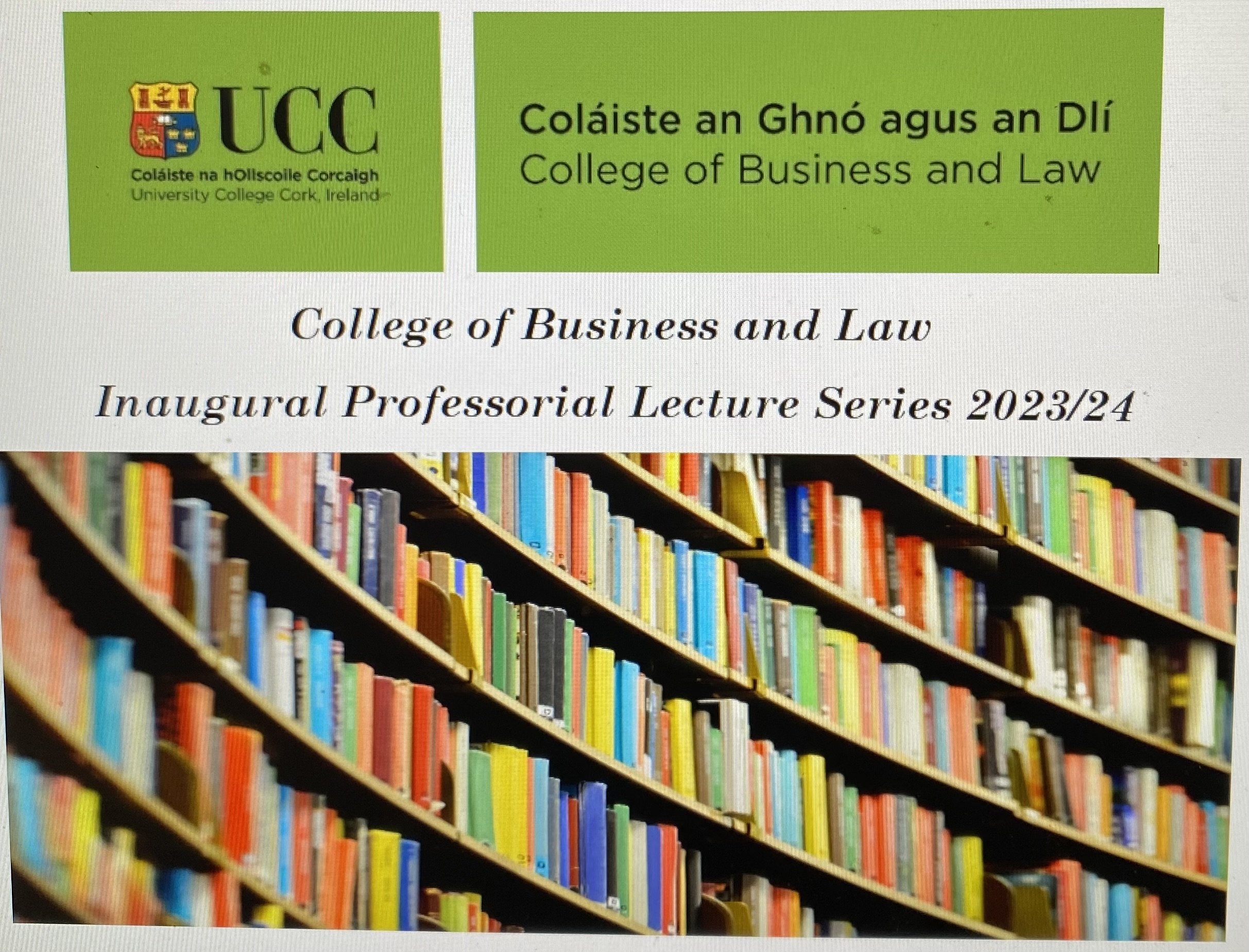 College Inaugural Professorial Lecture Series Continues into Spring 2024