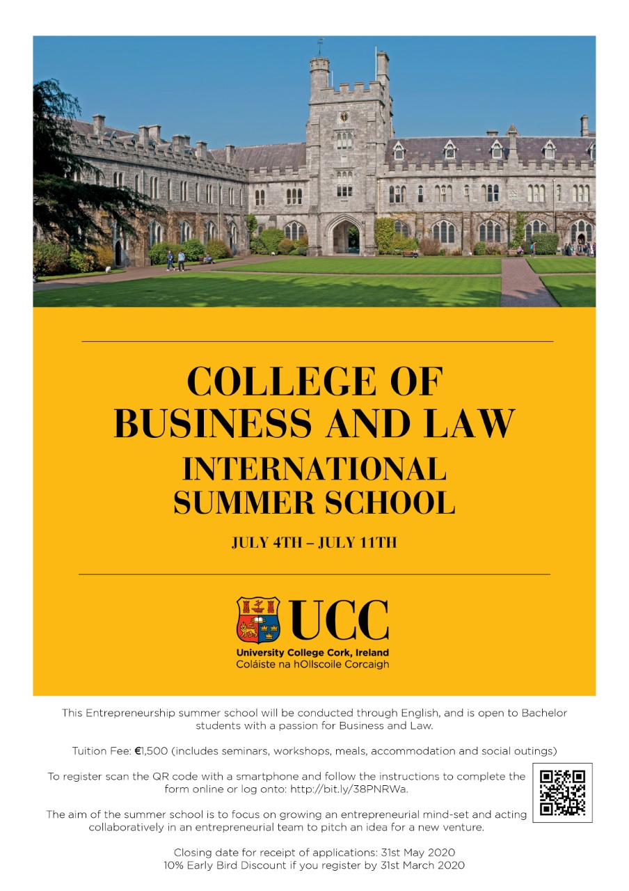 Due to the Covid-19 crisis the  College of Business and Law International Summer School has been cancelled.
