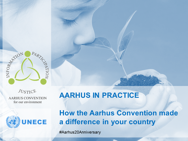 Conference to mark the 20th anniversary of the adoption of the Aarhus Convention