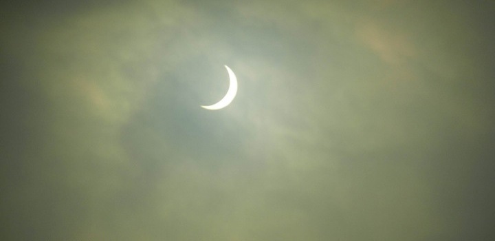 The solar eclipse viewed from UCC