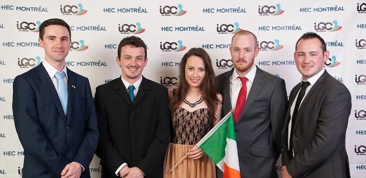 Students represent Ireland in Montreal