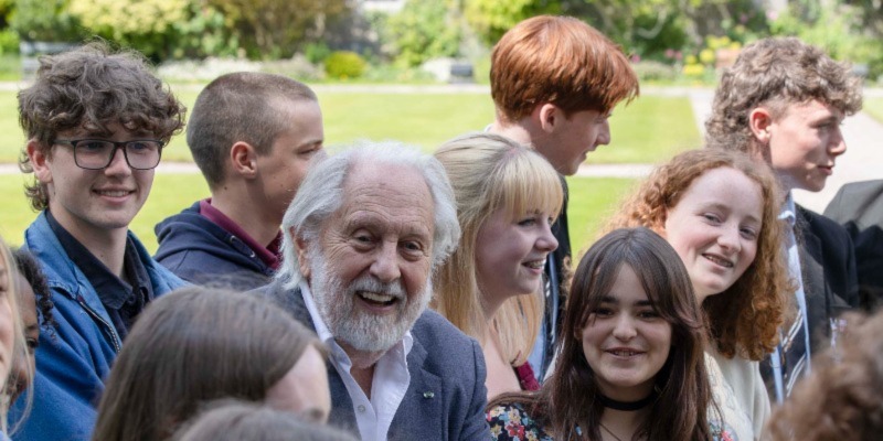 Cork transition year students meet Oscar-winning producer 