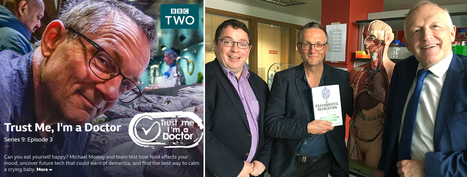 John Cryan, Ted Dinan & team on 'Trust me I’m a Doctor'