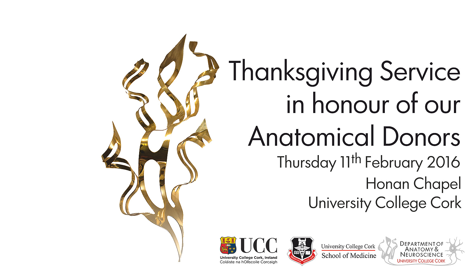 Department of Anatomy and Neuroscience host third Thanksgiving Service