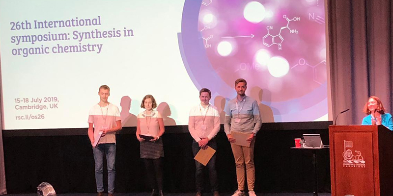 Thomas Brouder Wins Best Poster Prize at Synthesis in Organic Chemistry Symposium