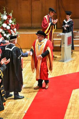 Professor Chris Lynch was awarded a Senior Doctorate at Cardiff University. 