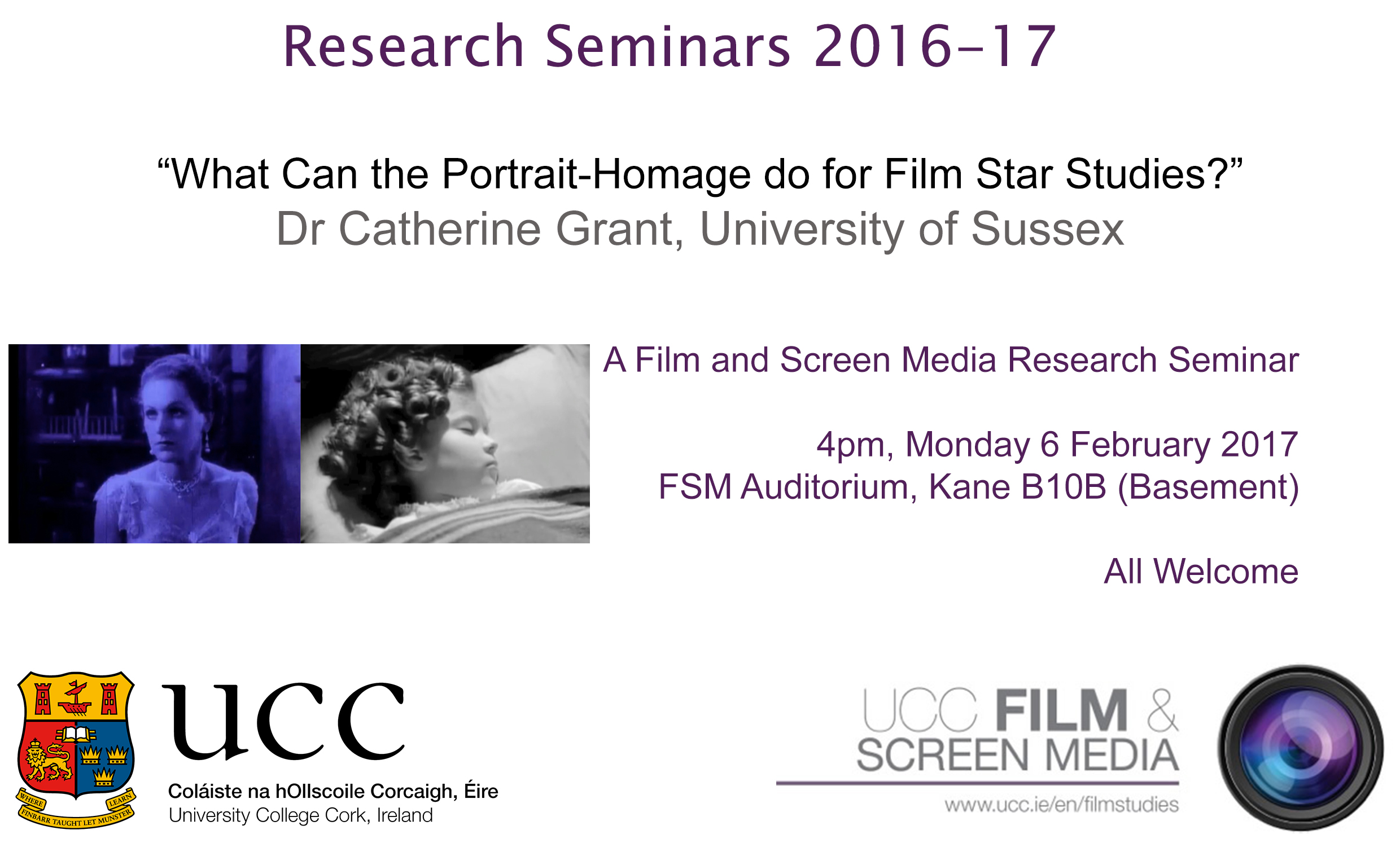 Film and Screen Media Research Seminar