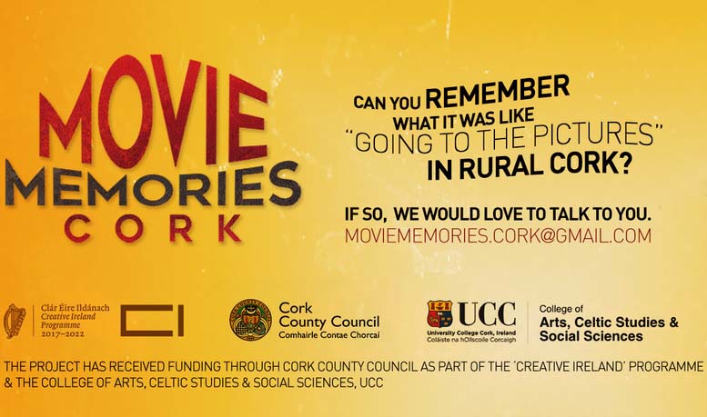 Exciting new research project: Movie-going memories in the county of Cork. 