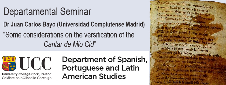 Dr Juan Carlos Bayo (Universidad Complutense de Madrid): Some considerations on the versification of the Cantar de Mio Cid