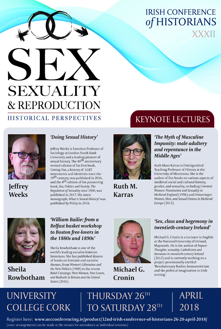 Irish Conference of Historians focused on Sexuality and Reproduction