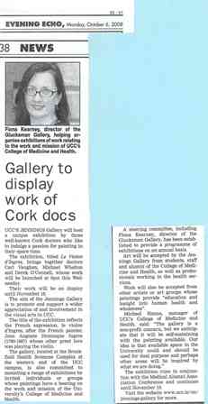 Gallery to display work of Cork docs