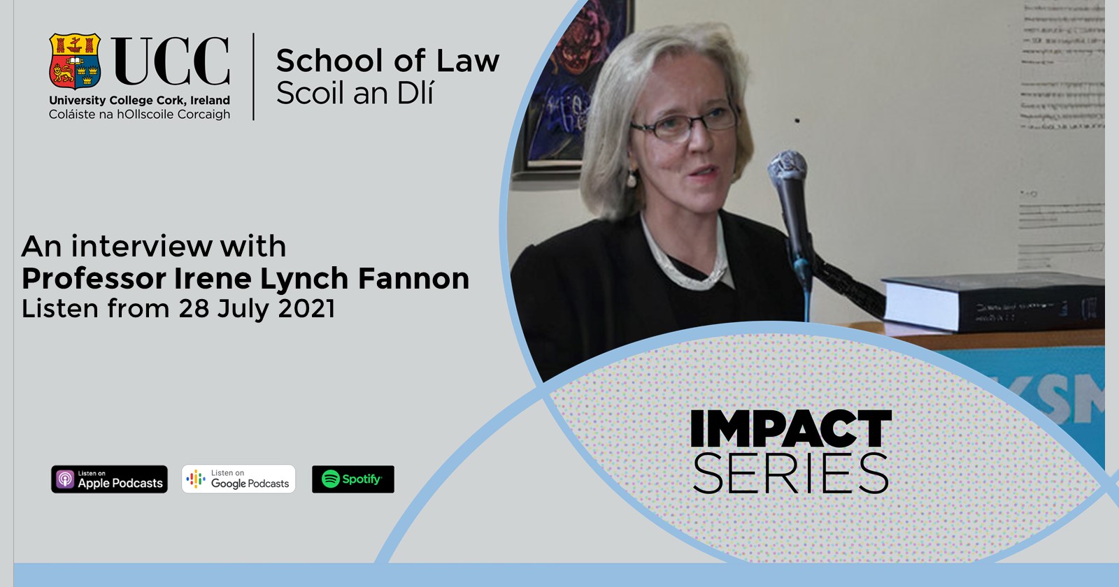 Staff impact in the spotlight as UCC School of Law launches new podcast series