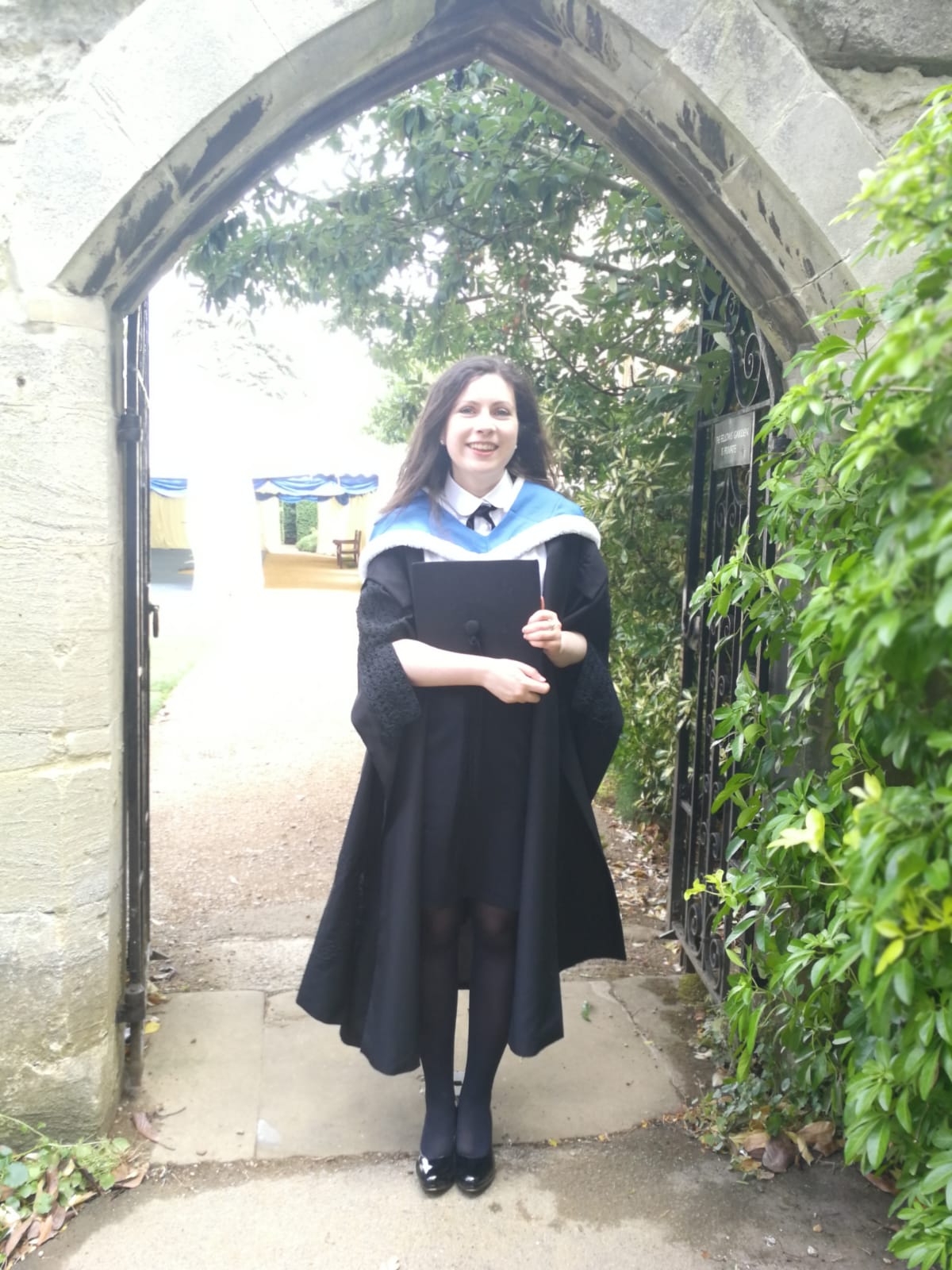 Clara Hurley after graduating from Oxford's prestigious BCL programme