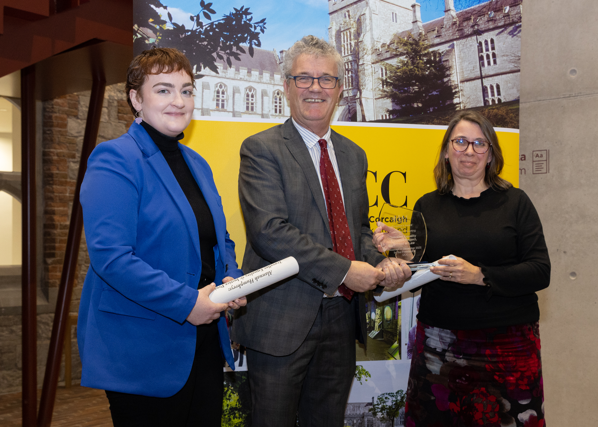 Traveller Equality and Justice Project Team, School of Law celebrate success at the UCC Teaching Excellence Awards