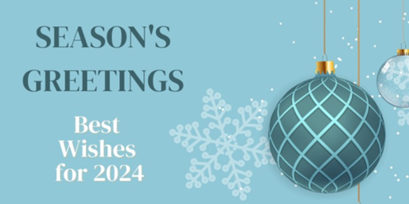 Season's Greetings to our students, colleagues, affiliates and friends.
