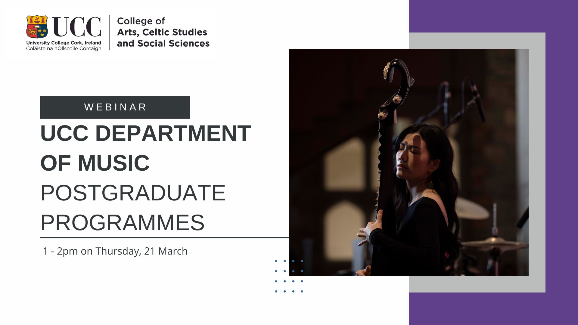 Music Postgraduate Webinar - 21st March 2024