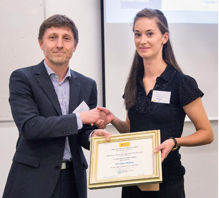 Prize Giving: Annual Conference of the Irish Association of Pharmacologists 2015