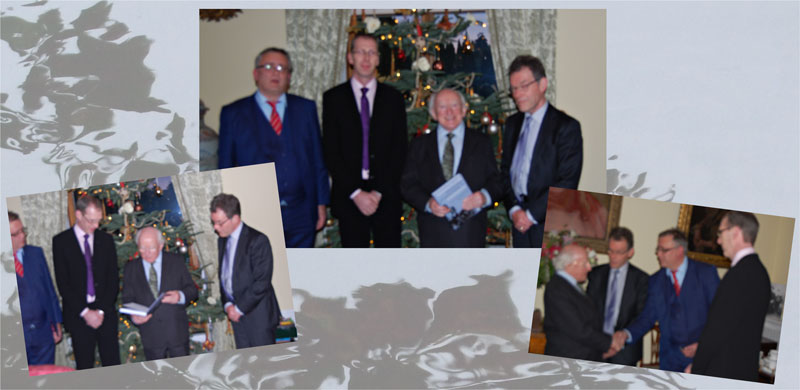 'Transdisciplinary Perspectives on Transitions to Sustainability' presented to President Michael D. Higgins