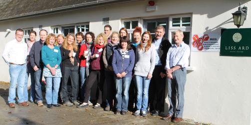 MSc Organic Horticulture students with course co-ordinators.