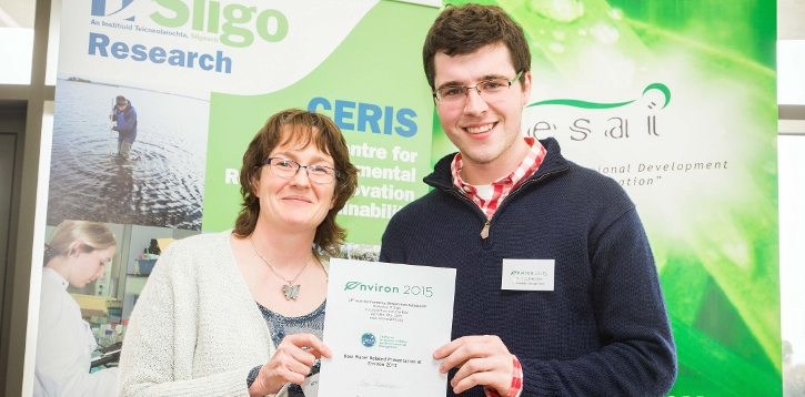 UCC Student Wins Best Water Presentation at ENVIRON 2015