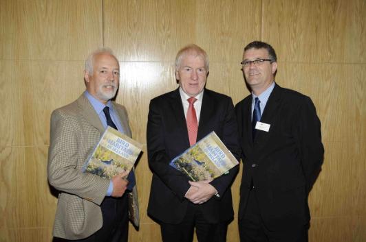 At the launch of Bird Habitats in Ireland were (l-r) Richard Nairn, Minister Jimmy Deenihan and Prof. John O'Halloran