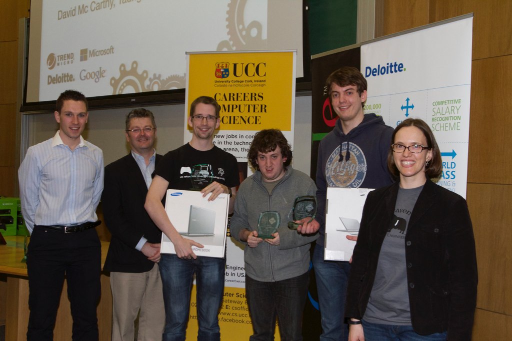 An EEE Team coached by Dr. Emanuel Popovici wins 2nd prize in the ACM Irish Collegiate Programming Competition 2014