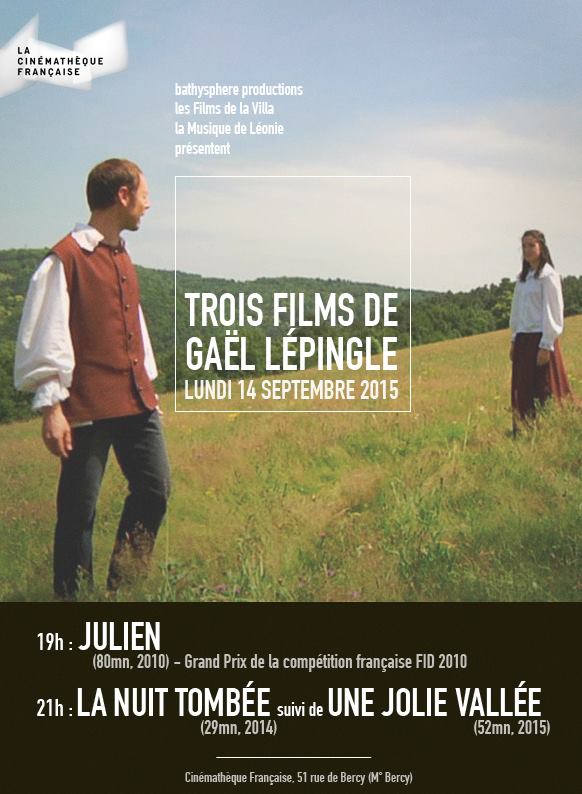 Cinematheque Francaise devoting a day to the work of film maker Gael Lepingle