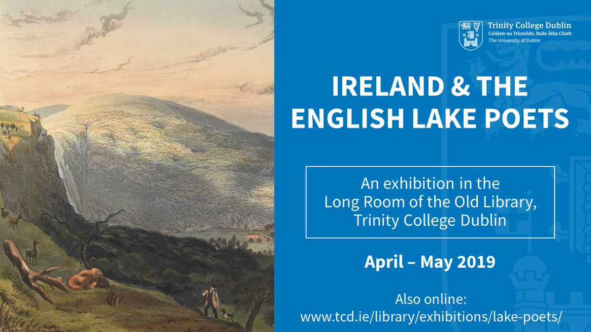 Launch of Exhibition Ireland and the English Lake Poets by IRC Postdoctoral Fellow