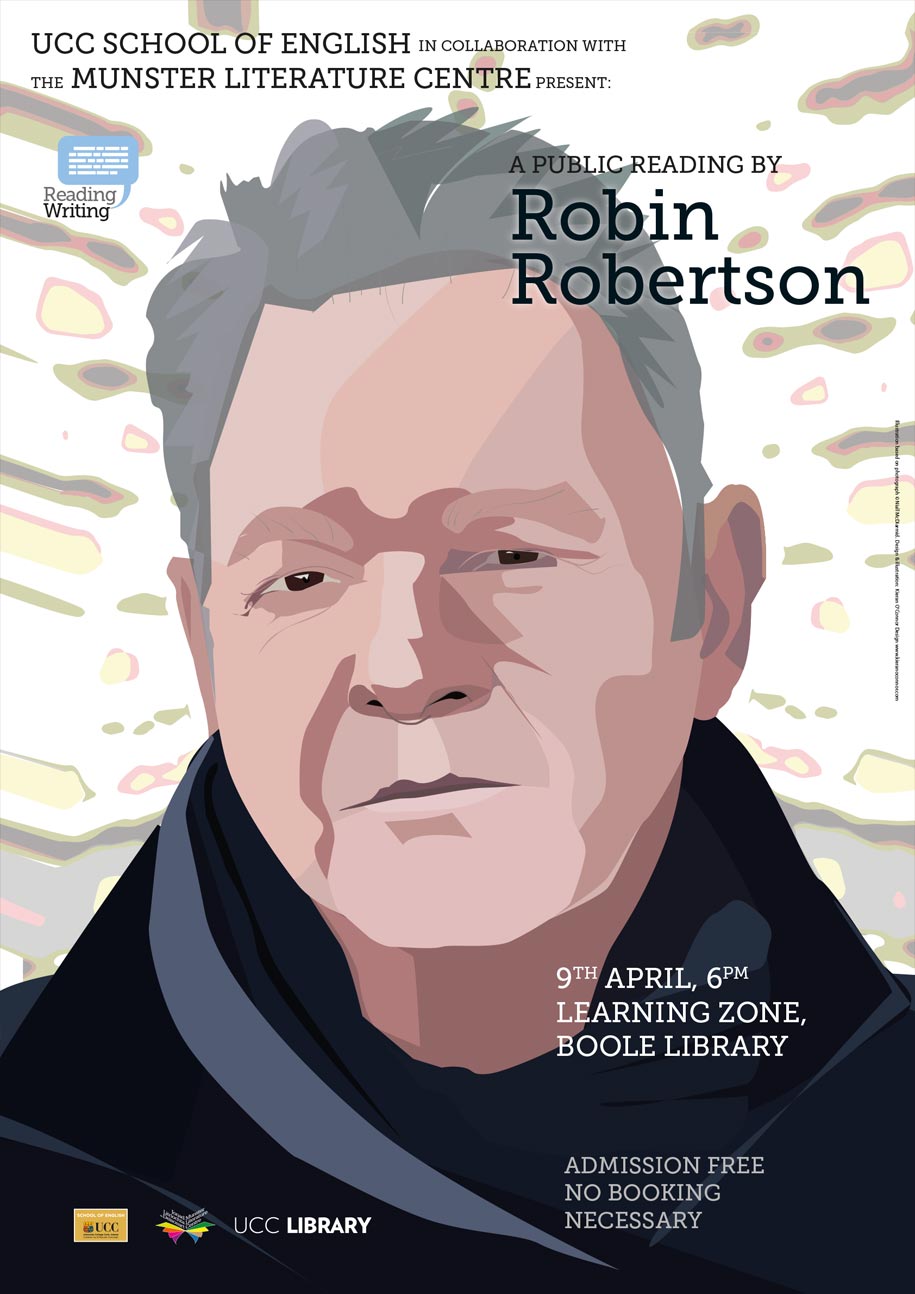 Robin Robertson, poet and publisher, to read at UCC