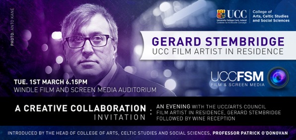 Evening with acclaimed film director and playwright, Gerard Stembridge  