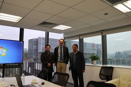 Dr Adam Hanna recently visited three universities in China 