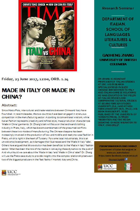 Made in Italy or Made in China?