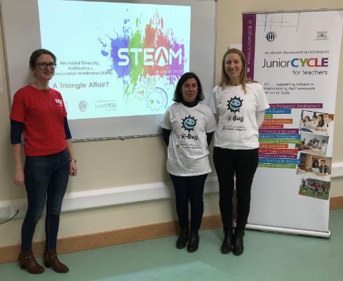 School of Pharmacy and APC Microbiome Ireland engage with secondary school teachers on the topic of Microbial Diversity, Antibiotics & Antimicrobial resistance (AMR