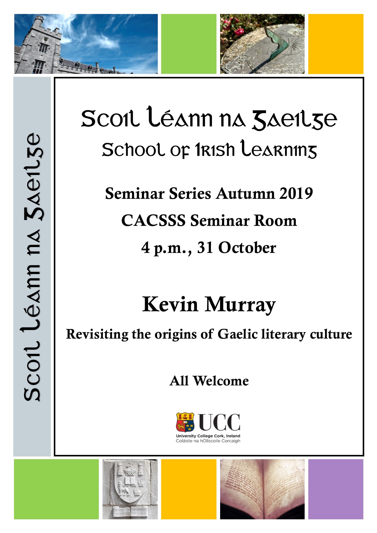 School of Irish Learning Seminar Series