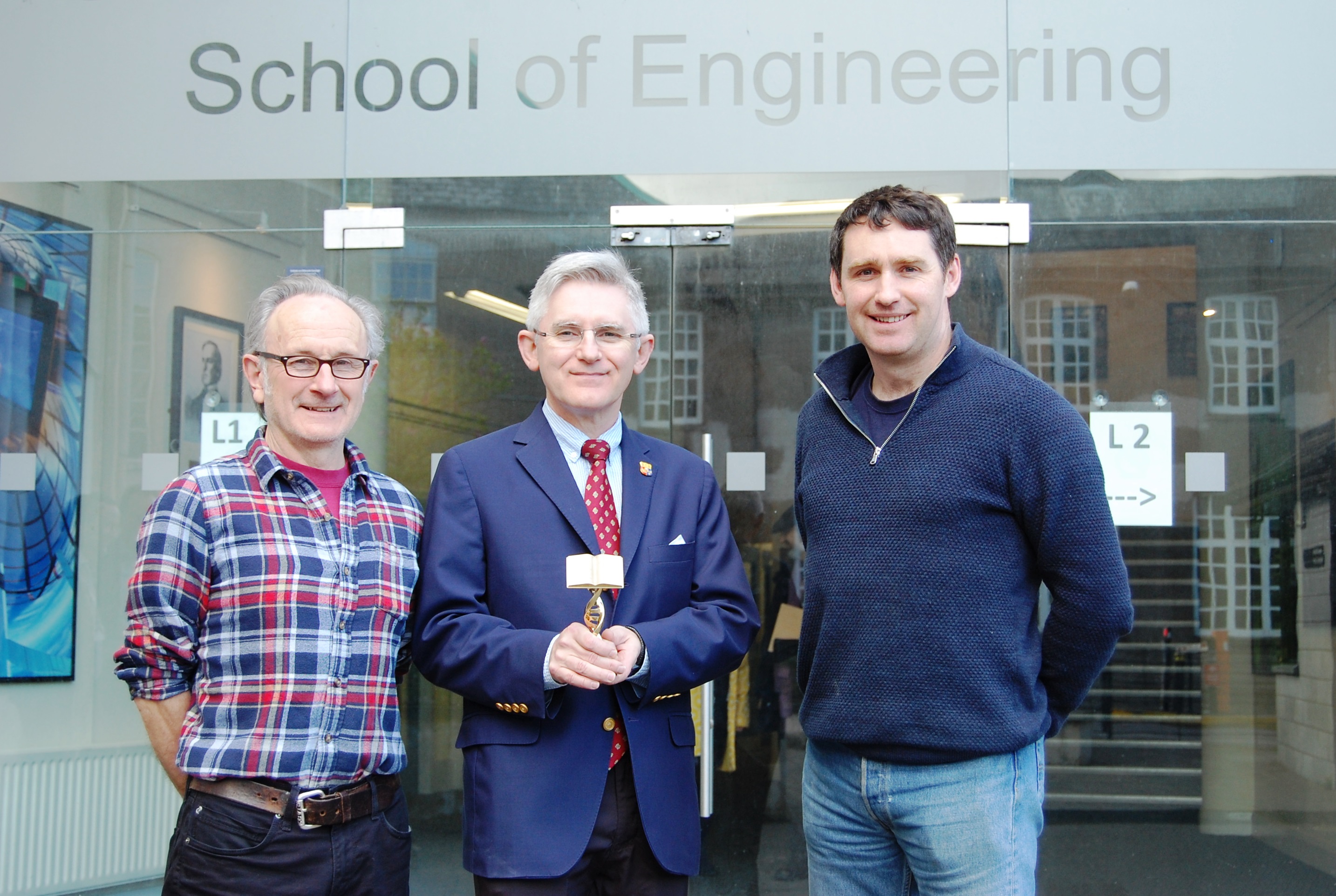 President Patrick O'Shea visits the College of SEFS