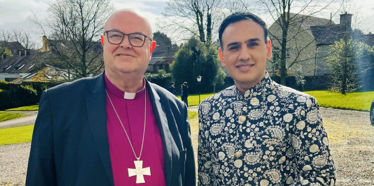 Bishop Paul Colton with Dr. Amanullah De Sondy