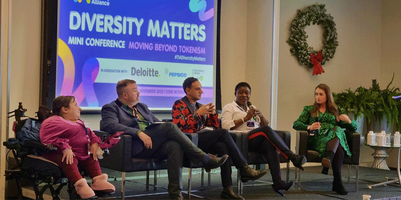 Dr. Amanullah De Sondy spoke at Tech Industry Alliance conference in Cork on diversity and moving beyond tokenism. 