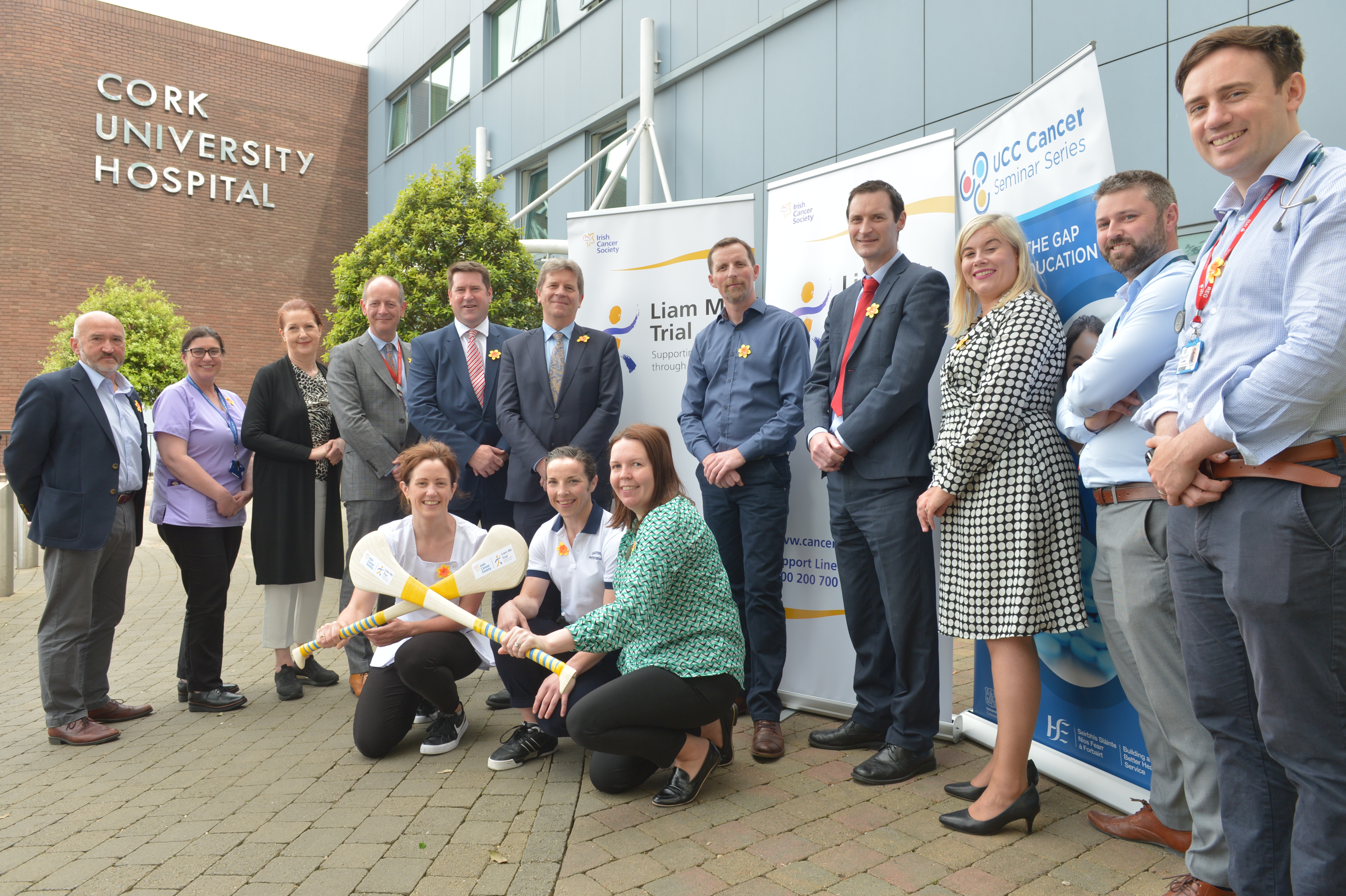 Irish Cancer Society Liam Mc Trial Launched at Cork University Hospital 