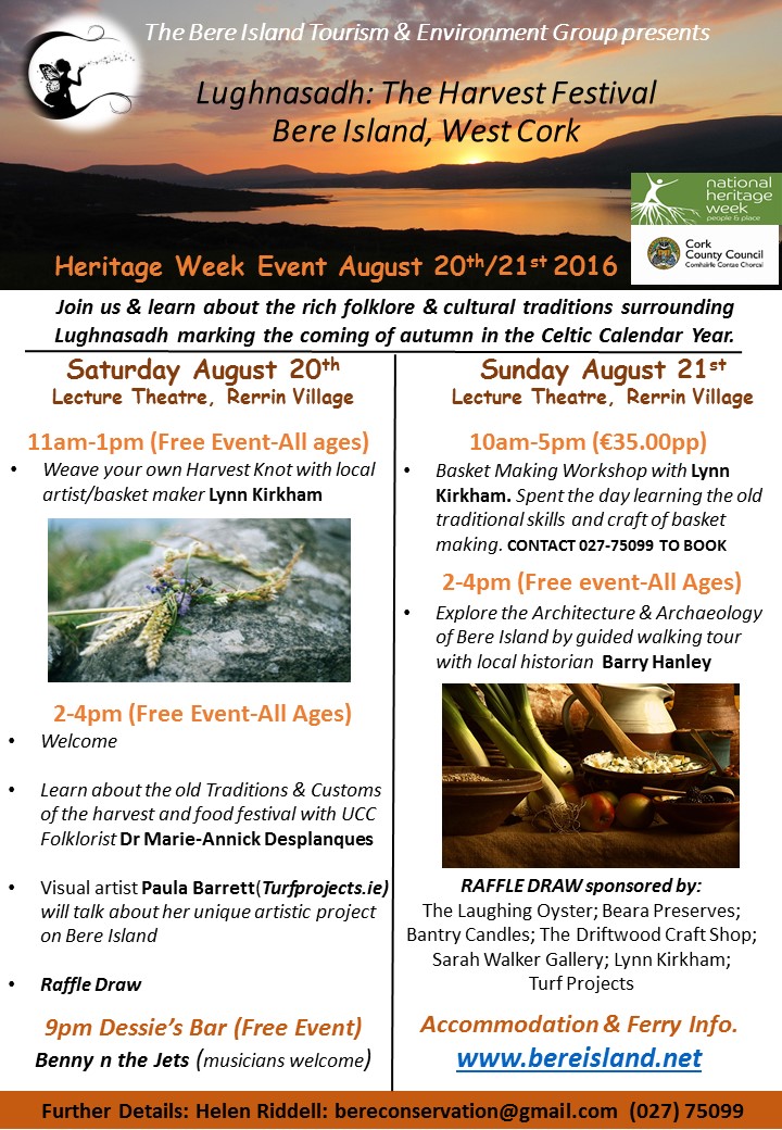 Heritage Week Event August 20th/21st 2016