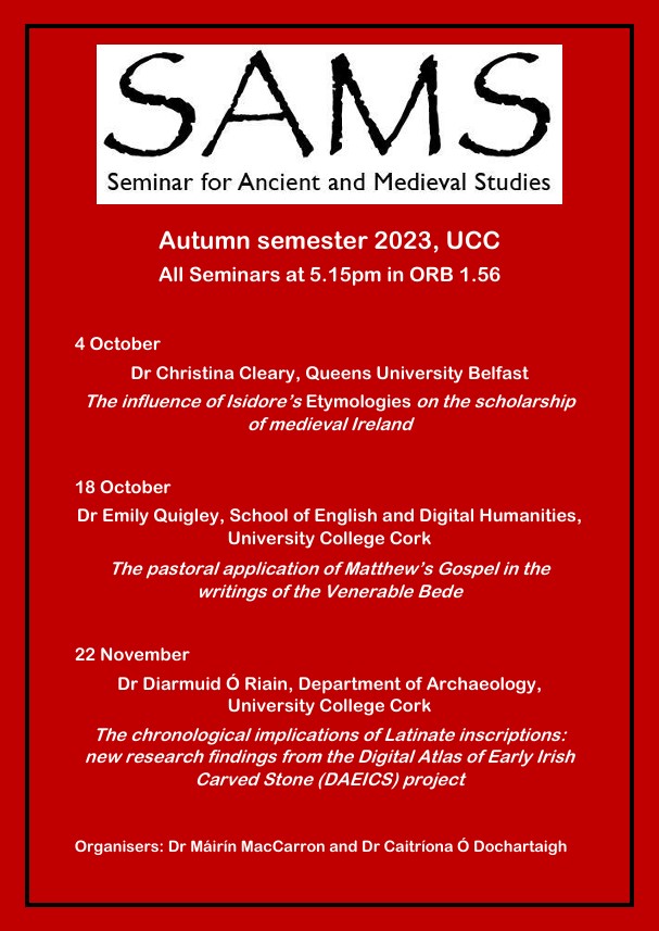 JPG of SAMS programme from Autumn 2023. JPG of SAMS programme from Autumn 2023.