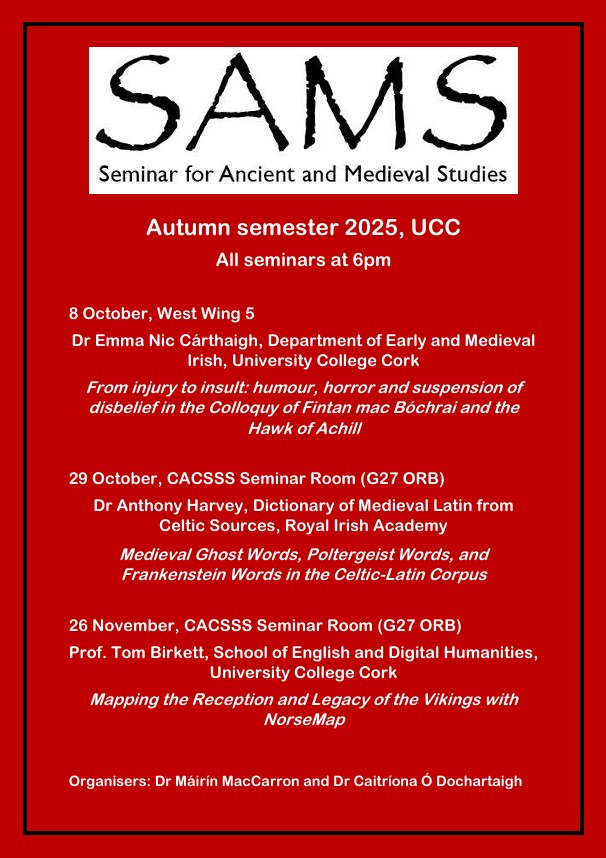 JPG of SAMS programme from Autumn 2025. JPG of SAMS programme from Autumn 2025.
