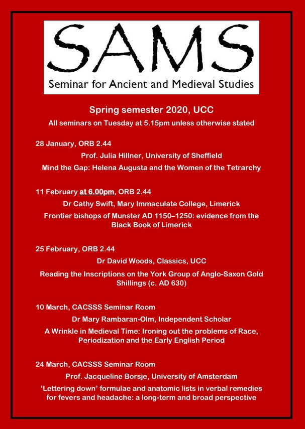 JPG of SAMS programme from Spring 2020. JPG of SAMS programme from Spring 2020.