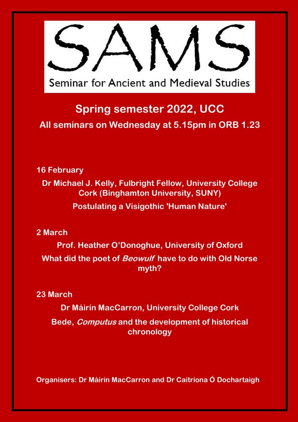 JPG of SAMS programme from Spring 2022. JPG of SAMS programme from Spring 2022.