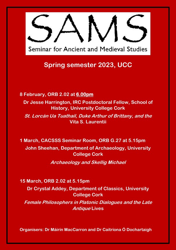 JPG of SAMS programme from Spring 2023. JPG of SAMS programme from Spring 2023.