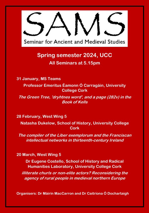 JPG of SAMS programme from Spring 2024. JPG of SAMS programme from Spring 2024.