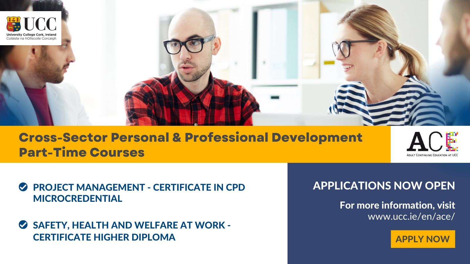 Cross-Sector Personal & Professional Development Part Time Courses Now Open 
