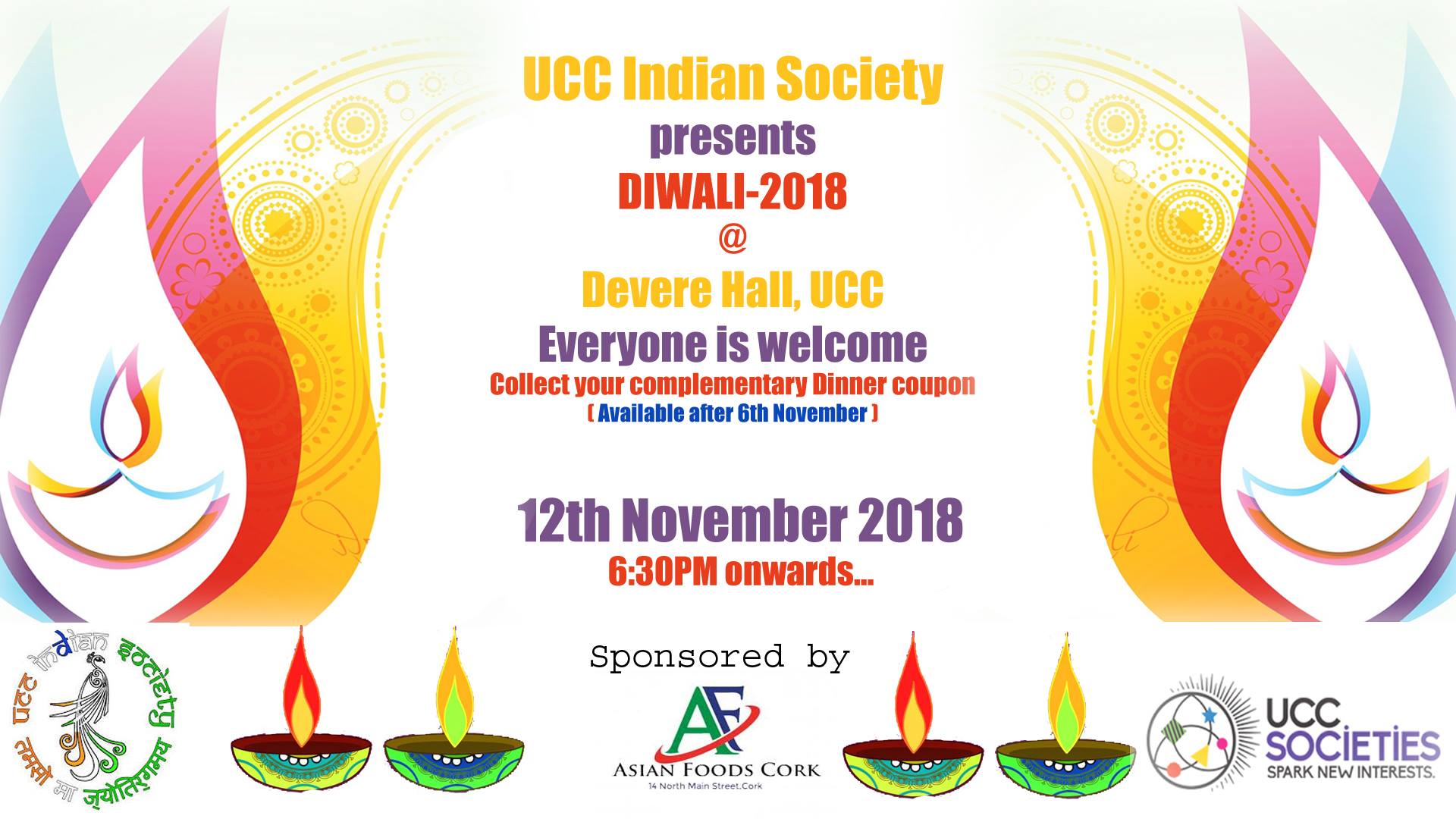 UCC Diwali- 12th November 2018