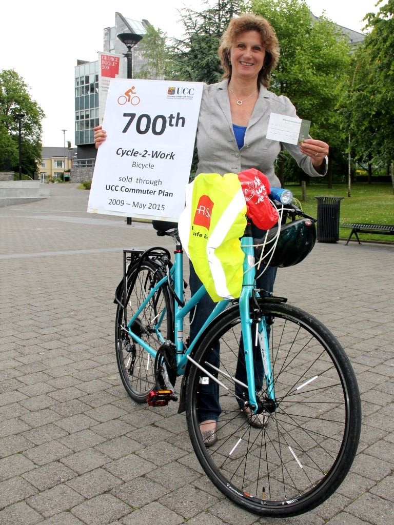 The 700th UCC Cycle-to-Work Bicycle Sold