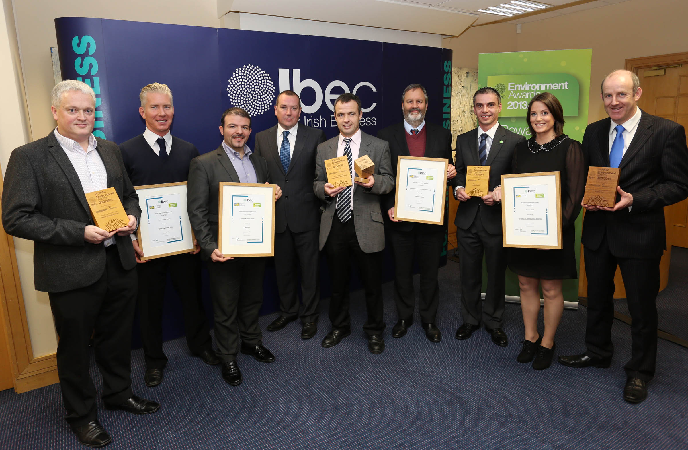 UCC receive IBEC award 2013 (runner up prize)